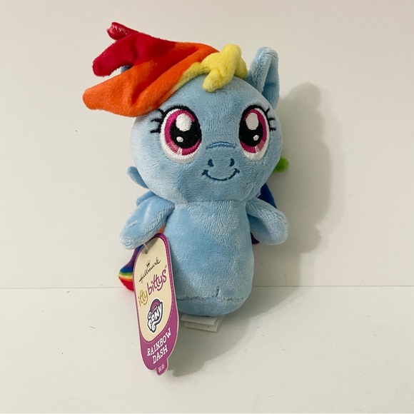 Hallmark Itty Bittys Rainbow Dash My Little Pony 5” Plush Stuffed Toy Hasbro - Picture 10 of 12